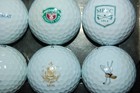  176  Set Of  12 Golf Ball Collectible Logo Country Club   Course   Links