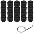 Lug Nut Covers For Vw  Black Wheel Lug Nut Cover Tire Bolt Caps With 20pcs