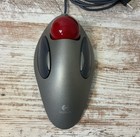 Logitech T-bc21 Usb Wired Optical Trackman Marble Mouse Trackball Tested