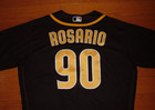 San Diego Padres Eguy Rosario 2021 Game Used Worn Jersey