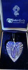 Vintage Waterford Crystal 9 25 Sterling Silver Heart Necklace