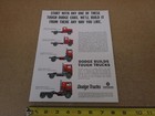 1969 Dodge Heavy Truck Sales Brochure 12pg Original 800 900 1000 L C D