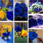 10pcs Artificial Flowers Silk Roses Fake Arrangement Wedding Party Home