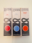3 _vintage Speedball Water-soluble Block Printing Inks Red  Blue    Orange