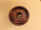 Antique Wood Mold Foundry Pattern Industrial Steampunk Sand Cast 2 Ring Base