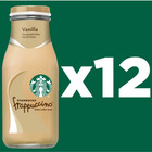 Starbucks Frappuccino Vanilla Iced Coffee Drink  9 5 Fl Oz 12 Pack Bottles