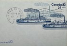 1986 Canada U119 Bonnington 32c To 34c Revalued Postal Stationery