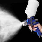 Hvlp Air Gravity Spray Gun Set 2-sprayer Paint Gun With 0 8mm 150ml   1 4mm