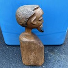 Vintage African Tribal Art Hand Carved Wood Figure Statue 11   