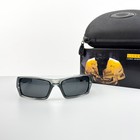 Oakley Gascan Oo9014 Transparent Gray Frame Gray Lens Sunglasses New W  Box
