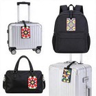 12 Travel Luggage Tags - Assorted Colors  Durable Suitcase Labels  Easy Id