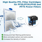 6 Pack Pf-l Filter Cartridges  Fish Tank Aquarium Filter Cartridge Replacement W