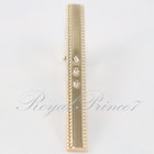 Men s Gentleman Gold 3 Crystal Metal Necktie Tie Clip Bar Clasp Tc31