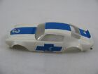 Vintage Aurora Afx Ho White blue  3 Trans Am Camaro Z28 Slot Car Body Only Read 
