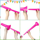 4 Pcs Stadium Horn 21 Inch Vuvuzela Plastic Collapsible Cheering Trumpets For Sp
