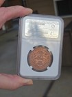1898 South Africa Zar Penny    Ms 64 Rb    Rare Date Unc