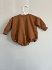 Brown    mamas Little Pumpkin    Bubble Romper