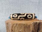 Second Hand Antique 9 Eyes Tibetan Old Agate Dzi Bead Pendant Tibet Gzi Bead B
