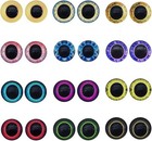 20pairs 18mm Owl Bird Animal Eyes Flatback Glass Cabochon For Art Sculptures    
