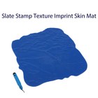 36  X 36  Slate Stone Texture Decorative Concrete Cement Stamps Mats Blue