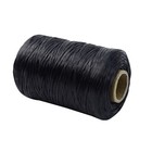 1 Single Spool Black Sinew Waxed Beading Craft Poly Thread Artificial Wax Sinue