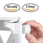 Magnetic Child Lock Children Protection Baby Safety Lock Drawer Latch Cabinet Do