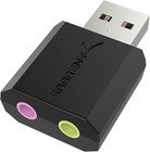 Sabrent Usb External Stereo Sound Adapter For Windows And Mac  Plug Usb-a