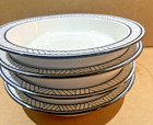 Set 4 Dansk Bistro Stoneware Lyngby Rimmed Soup Salad 8    Bowls Retired Portugal