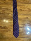 Brooks Brothers Repp Necktie Red Blue Yellow Striped Tie 100  Silk 58  Fast Ship