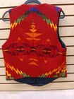 Great Condition Red Mens Medium Size Pendleton High Grade Western Wear Wool Vest