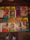 Huge Vintage 1940s Hit Parader Magazine Lot  20 Issues  Including Ava Gardner
