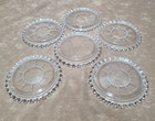 Vintage Clear Imperial Candlewick - 10 Spoke Glass Coaster 3 3 4 