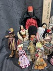 23 Vintage Assorted Dolls Dutch Styles Porcelain Composition Silk Handmade Lot