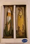 Vintage Mervyn s Folk Art Cat 3d Raised Resin Wall Plaques 11 X 3