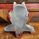 Devil License Fob With Jewel Eyes Painted Finish  4 25  X 3 5  