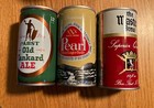 Lot Of  6 Vintage Steel Pull Tab Empty Beer Can Collection