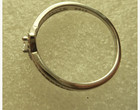 Sterling Silver  Heart Wedding Ring
