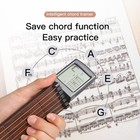 Digital Guitar Chord Trainer  6-fret Portable Guitar Practice Tool With Rotat   