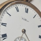 Stunning Antique High Quality Gold Plated Pocket Watch Waltham Marquis Working