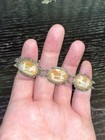 Vintage Carved Shell Antique Cameo Bracelet Sterling Silver 800 Greek Chariots