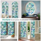 Stained Glass Window Film Uv Sun Blocking Window Privacy Cover For Home Bathroom
