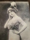 Vtg Sexy 1900s Signed Gabrielle Robinne Rppc Real Photo Postcard French Actress