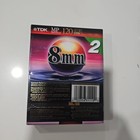 New Sealed 2 Pack Tdk 120mp 8mm 120 Minute Premium Camcorder Video Tapes