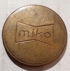 Rare Vintage Miko Coffee Advertising Token Coin Medal