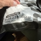 Rudis Elite 2 0 Youth Open Face Wrestling Headgear Chin Strap White black