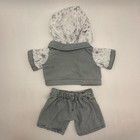 Build A Bear Rare Honey Girls Denim Jacket Star Hoodie Distressed Teddy Jeans