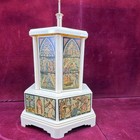 Swiss Harmony Rotating Christian Holy Water Font Shrine W  Thorens Movement