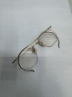 Vintage Antique Gold Frameless Eyeglasses Artcraft Nokorod 12k Gold Filled