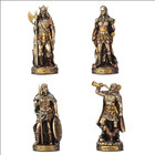 Norse Gods Resin Figurines Hand Painted Bronzed Statue