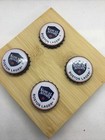 4 Pc Lot Micro-macro Brewery Bottle Caps Vintage   Vintage Inspired New 1041
